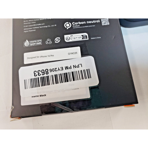 TORRAS Case for iPhone 16 PRO: Black | Magnetic. Button Swap. Heavy Duty - Picture 5 of 10